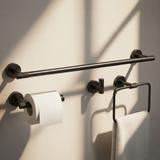 Kylpyhuonetarvikesetti GRID Black 4 osaa