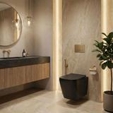 Toilet bowl Rea Julio Black Matt