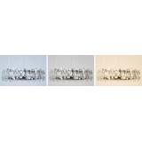 Crystal LED-Deckenleuchte APP1041-CP + Fernbedienung