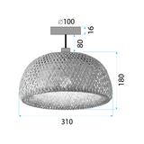 Deckenleuchte Bamboo APP1638-1CP