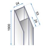 Perfil de ensanchamiento para ducha K7512