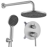 Juego de ducha oculto Rea Foster Brush Nickel  + BOX