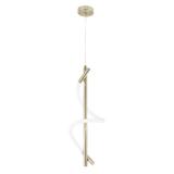 LAMPA WISZĄCA LED G015-CP JASNE ZŁOTO