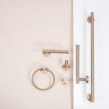 Bathroom hanger 6610a Modern Brush Gold