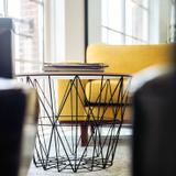 Druciany stolik kawowy Twins Rozmiar L