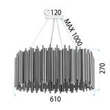 Goldene Deckenlampe APP1560-12CP