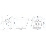 Hangende toilet Rea Raul