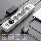 Listwa zasilająca Przedłużacz 5 gniazd + 2x USB-A + USB-C JNH022-5A Biały