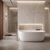 Wandbad van acryl Rea Eris 150cm