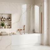 Bathtub screen Rea Travis Copper Brush 80