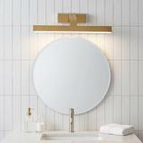 Kinkiet łazienkowy LED SWE007-1W 43cm Złoto szczotkowane