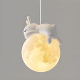 LAMPA SUFITOWA WISZĄCA ŚPIĄCY KRÓLICZEK G164-1CP