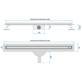 Odpływ Liniowy REA NEOX SLIM PRO STAL SZCZOTKOWANA 50