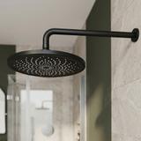 Ramię do deszczownicy okrągłe REA JS-9021B 40cm Czarne