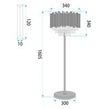 Lampe APP1716-3F Chrome