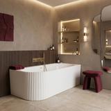 Bathtub Corner Acrylic WENUS RIGHT 170