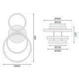 Lampe LED G003-C Gold