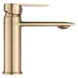 Bateria Umywalkowa REA Veneta Złota Szczotkowana Niska