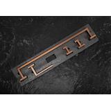 Kylpyhuonetarvikesetti Rio Brush Copper 4 osaa