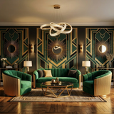 LAMPA SUFITOWA WISZĄCA G153-CP ZŁOTA