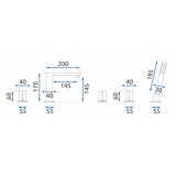 Rea ICON vannisegisti must Viie auguga vannisegisti