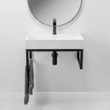 Lavabo in conglomerato GOYA 60cm Conglomerato + Supporto