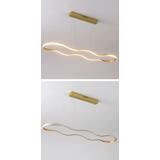 LED-DECKENHÄNGELAMPE LHJ027-CP 120cm Gold