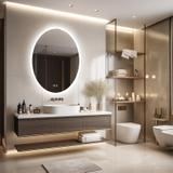 Mirror LED 60x80cm WWA