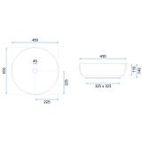 Умывальник на столешницу Rea Elma