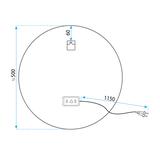LED Sienas spogulis 50cm FFJ50