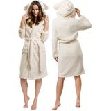 Bathrobe Teddy Ecru Women S/M