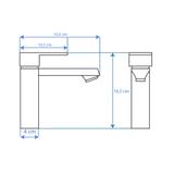 Waschbeckenarmatur Rea Mayson  Gold low