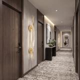 KINKIET ŚCIENNY LED APP1952-W 100cm ZŁOTY