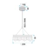 LED-Hängeleuchte LHJ097-CP GOLD