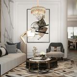 Hängelampe Cristal G047-CP 40CM GOLD