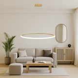 Lampa wisząca LHJ001-CP 40 cm GOLD