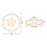 Deckenleuchte 60cm APP1240-C Gold