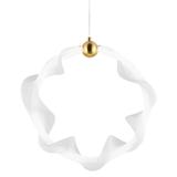 Lampe LED G014-1CP WHITE/GOLD