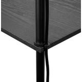 Lampa Stojąca Podłogowa JNH050-1F White z półkami