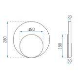 Deckenlampe APP992-W