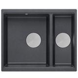 évier en granit Logan 150 Black Metallic