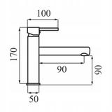 Kupaonska miješalica Calani Astral Gold