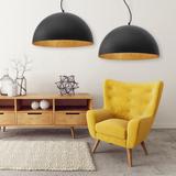 Hängelampe Metall black 50 cm