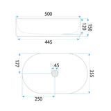 Umywalka nablatowa Rea Oktawia Saturn