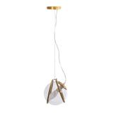 Deckenlampe APP1089-1CP GOLD TRANSPARENT