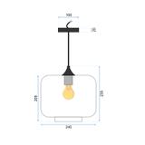 Hängelampe Glas APP312-1CP LOFT