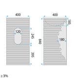 Vasque autoportante REA Travena Square