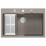 Granitspülbecken MARC 110 WORKSTATION Beige