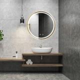 Дзеркало LED 80cm MMJ BRUSH GOLD