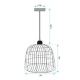 Deckenlampe NATURAL APP1352-1CP 40 cm